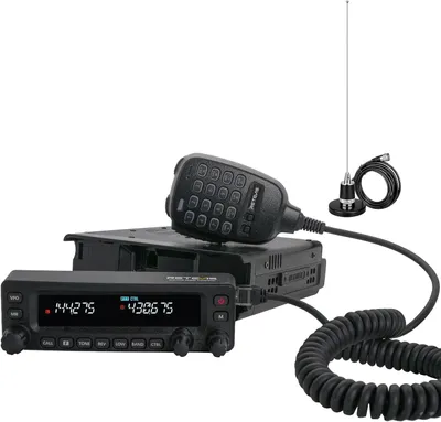 Produktbild von Retevis MA1 Amateurfunk mit Antenne, Mobiler Transceiver mit Abnehmbarem Bedienfeld, Cross Band Repeater, Große Reichweite VFO, Amateurfunk, Home Base