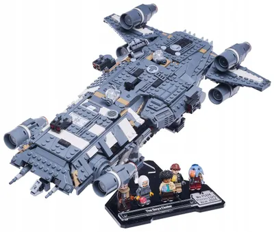 Productafbeelding van Zwarte displaystandaard voor LEGO® 75374 Star Wars – Onyx Cinder™
