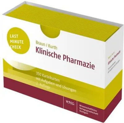 Zdjęcie produktu dla Last Minute Check - Klinische Pharmazie