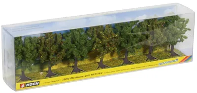 Immagine prodotto di Set di 7 alberi da frutto, altezza 8 cm