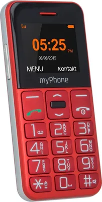 Zdjęcie produktu dla myPhone | Halo Easy | Czerwony | 1.77 " | TFT | 24 MB | 32 MB | Single SIM | Bluetooth | Rozdzielczość kamery głównej 0.3 MP | 1000 mAh