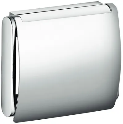 Produktbild von Keuco Toilettenpapierhalter PLAN mit Deckel Edelstahl