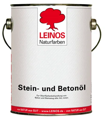 Produktbild von LEINOS Stein- und Betonöl 254 – 2,5 L – Öl zur natürlichen Oberflächenbehandlung von Beton, Estrich & Steinzeug innen – atmungsaktiv & lösemittelfrei