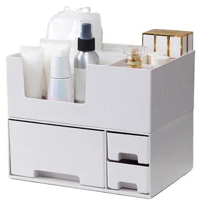 Obrázok produktu pre Dvojposchodový organizér na make-up so zásuvkou