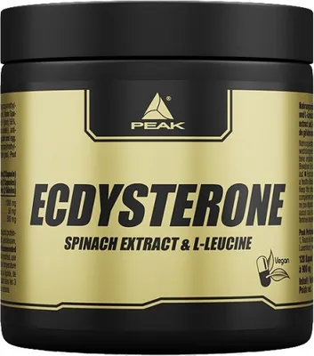 Obrázok produktu pre Peak Performance Ecdysterone 120 kapsúl / Testosterónové stimulanty / ​výživový doplnok s vysokým obsahom extraktu zo špenátu a L-leucínu