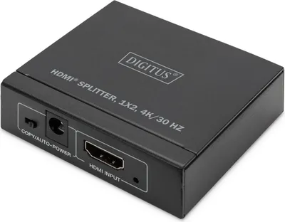 Image de DIGITUS HDMI Splitter 1x2 4K/30Hz schwarz