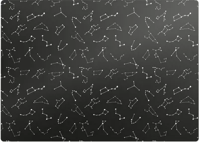 Produktbild von Konstellationsmuster – Bodenschutzmatte – Rutschfest – Schutzmatte für Büro – Vinylmatte – Stuhlunterlage  – 140 x 100 cm