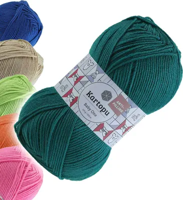 Produktbild von 100g Strickgarn Kartopu BABY ONE Antipilling Babywolle Babystrickgarn, 45 Farben