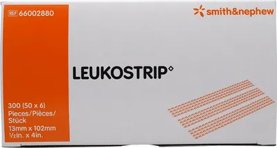 Zdjęcie produktu dla Paski do szycia Leukostrip 13x102 mm pudełko 50X6 szt