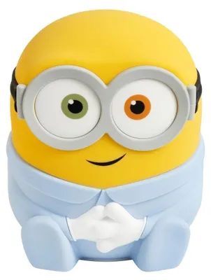 Minions Bob SquishyGlo Nachtlicht, Silikon, wiederaufladbar, Timer