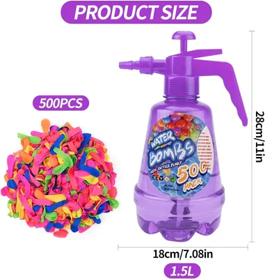 Produktbild von Folienballon Wasserballon, Pumpballon-Spielzeug