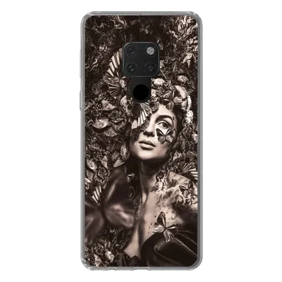 Produktbild von MuchoWow® Handyhülle Schutzhülle Hülle für Huawei P40 Lite Frau - Tiere - Pflanzen Silikon Softcase Handy Hülle - Handy