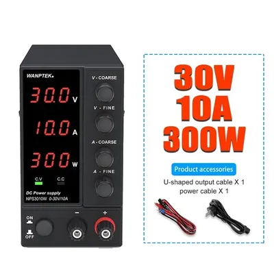 Produktbild von DC-Netzteil, einstellbare Spannung und Strom, digitale Anzeige, NPS3010W 3 Ziffern