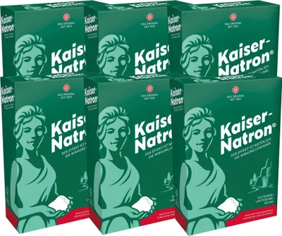 Produktbild von Kaiser Natron Pulver 5×50 g (250 g) | reines Natriumhydrogencarbonat (6er Pack)
