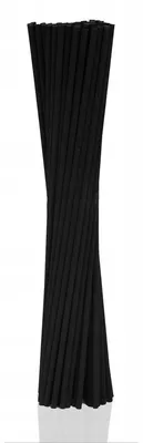 Produktbild von Easy Candle Schwarze Fiber Duftstäbchen 19 cm 20 Stück