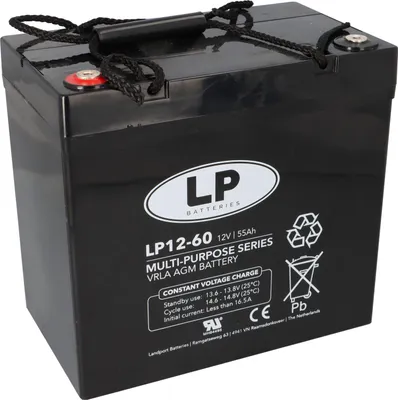 Obrázek produktu pro Olověná baterie Landport 12V 55Ah AGM NSA LP12-60 T6