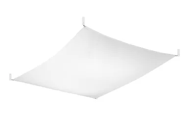 Produktbild von Deckenleuchte LUNA 3 weiß 6xG13 8,5W Stoff 15x105x130cm Sollux Lighting