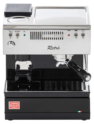 Obrázek produktu pro Quick Mill 0835 Espressomaschine Retro Schwarz