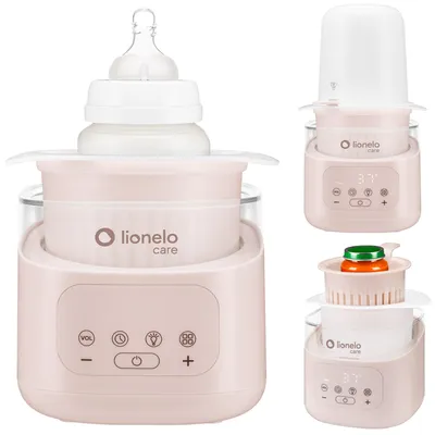 Immagine prodotto di Scaldabiberon Lionelo ThermUP 4.0 con contenitore estraibile, sterilizzatore, luce notturna, 400 W - Beige