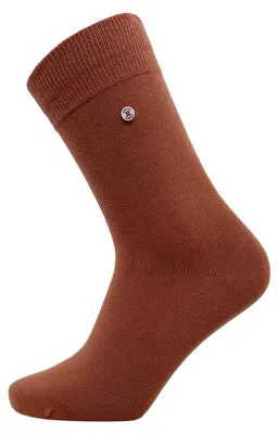 Produktbild von Uni-Socken aus Baumwolle Koralle – Coral – 41-46