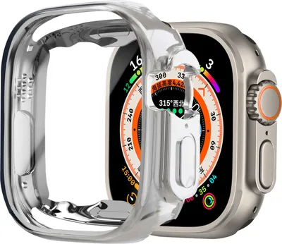 Produktbild von Strap-it Apple Watch Ultra TPU-Hülle 49mm (Weiß)