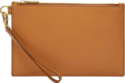 Produktbild von FOSSIL Handgelenktasche Utensilientasche Wristlet Camel hellbraun