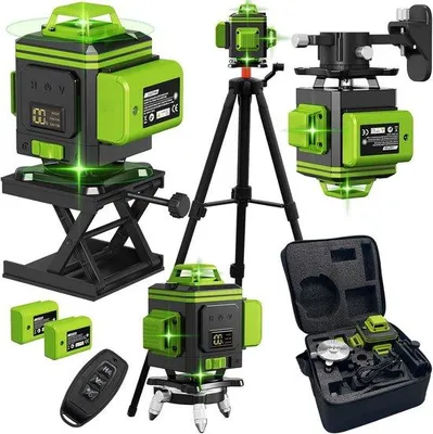 Productafbeelding van Kruislijnlaser - Bouwlaser - Lijnlaser met Statief - Professioneel