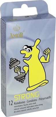 Produktbild von Amor Starke Kondome 12 Einheiten    One Size