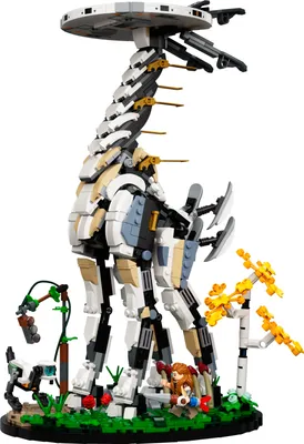 Produktbild von LEGO 76989 Horizon Forbidden West: Langhals Modellbausatz, Set für Erwachsene mit Aloy-Minifigur und Wächter-Figur, Geschenkidee für Sammler, Männer und Frauen, Ihn und Sie