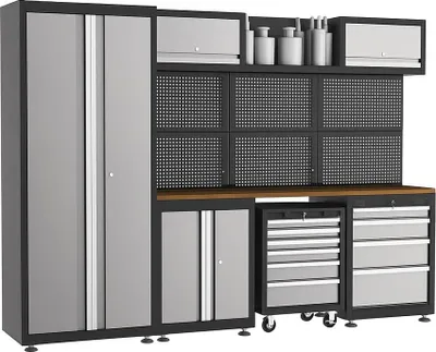 Produktbild von RETTER Werkstatteinrichtung Set 13 Teile Edition Schranksystem RTX-0600 mit Werkstattwagen
