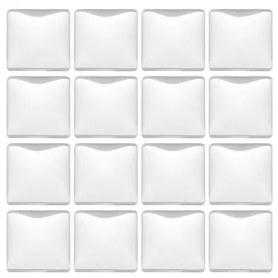 Productafbeelding van Glazen Cabochons - Transparant - Voor sieraden maken - 60 stuks - 10 x 10 mm
