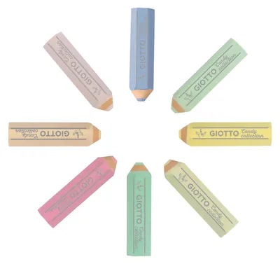 Immagine prodotto di Giotto F232300 gomma per cancellare Colori assortiti 8 pz