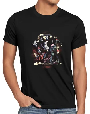 Produktbild von style3 Nightmare Watercolor Herren T-Shirt