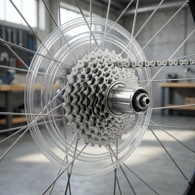 Image de Disque de protection de rayon Shimano CP-FH 53, 160 mm - Protection fiable contre les chaînes...