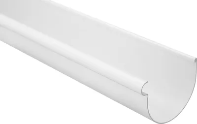 Produktbild von RAINWAY S Dachrinnen Sparpaket (10 Meter, weiß) - 90mm halbrund, PVC-U Kunststoff, für Dachflächen > 100m² empfohlen, Regenrinnen PVC Plastik