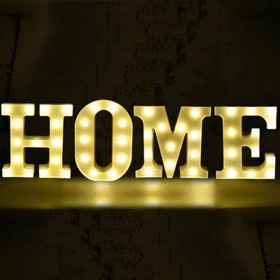 Immagine prodotto di Set di lettere LED - Home