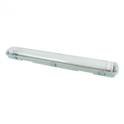 Produktbild von Hermetisches Leuchtenset + 2 x LED-Röhre G13 9W 4000K neutralweiß 900lm 60cm IP65 Eco Light