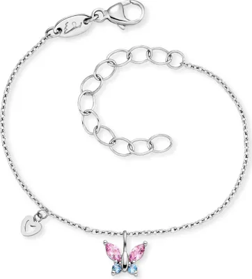 Produktbild von Herzengel Armband Edelstahl, Zirkonia HEBS-BUTTERFLY1-ZIM Schmetterling