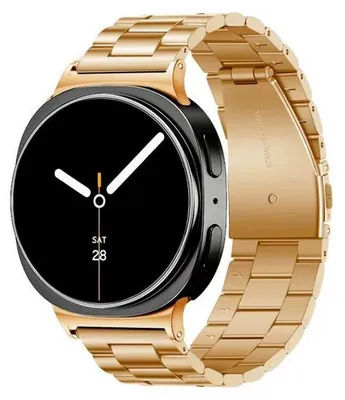 Produktbild von By Qubix Edelstahl-Gliederarmband - Roségold - passend für Samsung Galaxy Watch 9 - 40 mm / 44 mm
