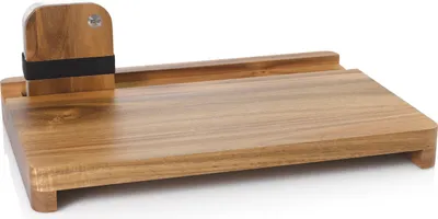 Immagine prodotto di Tagliere con porta pranzo, legno di acacia - AdHoc | Cotto