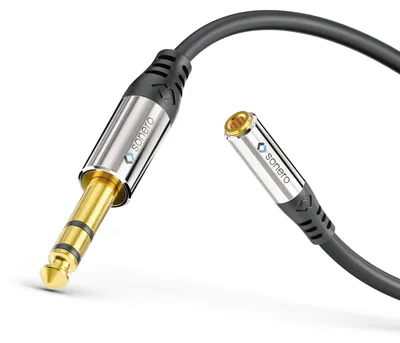 Immagine prodotto di Adattatore jack SONERO da 0,20 m, da spina da 6,3 mm a presa da 3,5 mm