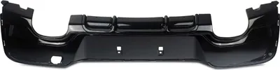 Produktbild von Heckdiffusor – Für BMW 1-Serie F20/F21 PRE-LCI (2011-2015) – Autozubehör – Diffusor – Quad Auspuff – Gloss Schwarz