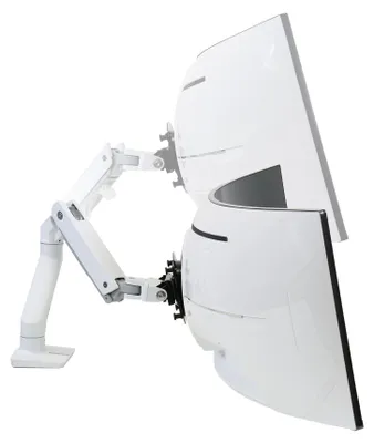 Produktbild von Ergotron 98-540-216, VESA-Adapter, Weiß, 19,1 kg, 75 x 75,100 x 100 mm, 124,5 cm (49"), -5 - 15°