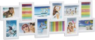 Produktbild von Famanu Fotolijst Set - Wanddekoration für 12 Fotos