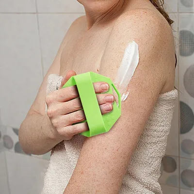 Productafbeelding van Lichaamsscrubber met wasspons, reinigingsborstel, polijster en massageborstel