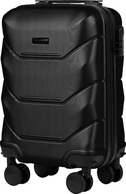 Walizka kabinowa Wings Peacock 3.0 18" XS BLACK – zdjęcie produktu
