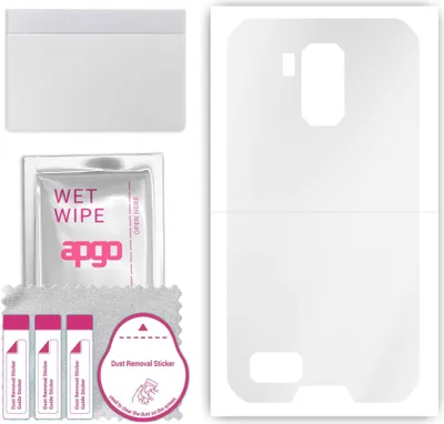 Produktbild von apgo Rückseite Schutzfolie, klar, kompatibel mit Ulefone Armor X7 Pro, Hinten Hydrogel-Displayschutzfolie mit Positionierhilfe, kratzfest, einfache Montage