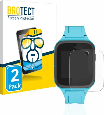 Produktbild von 2x Für TCL Movetime FamilyWatch Kids MT40X Schutzfolie BROTECT Displayschutz Display Schutz Folie Klar Transparent