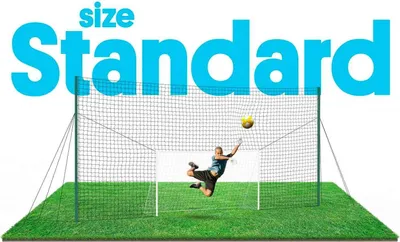 Zdjęcie produktu dla Open Goaaal STANDARD - 2,7M X 1,6M FUSSBALLTOR, IN 3,0M HOHEM FANG- & RÜCKPRALLNETZ