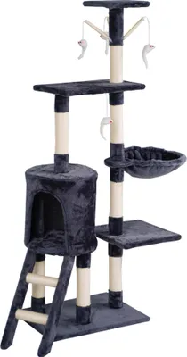 Obrázok produktu pre Aga Škrabadlo pre mačky 47x35x136 cm Tmavo sivá